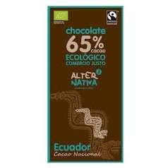   AlterNativa3 Bio, Vegán Csokoládé Ecuador, 65% kakaótartalommal
