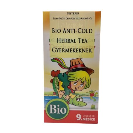 Apotheke - Bio Anti-Cold Herbal Tea Gyermekeknek, 20 filter
