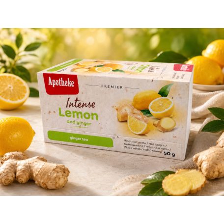 Apotheke - Citrom és Gyömbér Tea, 20 filter - Premier Selection