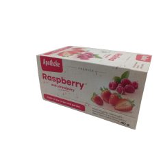   Apotheke - Eper és Málna Tea, 20 filter - Premier Selection