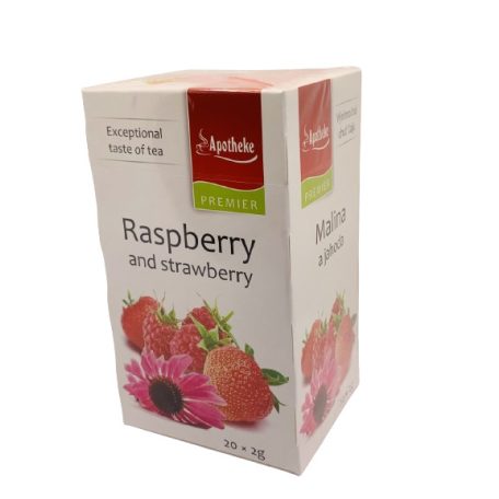 Apotheke - Eper és Málna Tea, 20 filter - Premier Selection