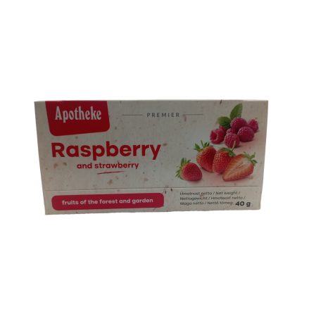 Apotheke - Eper és Málna Tea, 20 filter - Premier Selection