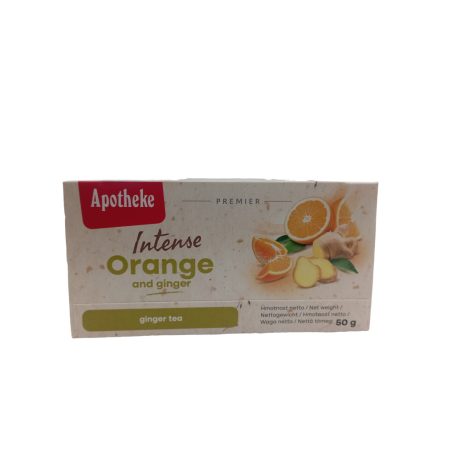 Apotheke - Narancs és Gyömbér Tea, 20 filter - Premier Selection