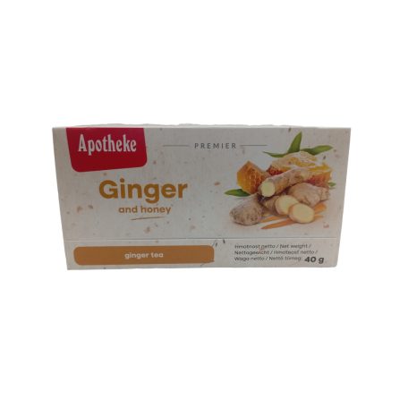 Apotheke - Gyömbér és Méz Tea, 20 filter - Premier Selection