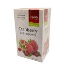 Apotheke - Tőzegáfonya és Málna Tea, 20 filter - Premier Selection