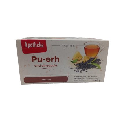 Apotheke - Pu-Erh Tea Ananásszal, 20 filter - Premier Selection