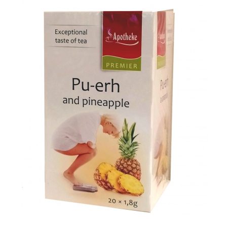 Apotheke - Pu-Erh Tea Ananásszal, 20 filter - Premier Selection