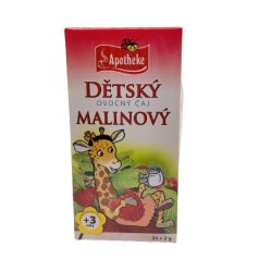   Apotheke - Gyümölcstea Gyermekeknek Málnával - Zsiráf, 20 filter