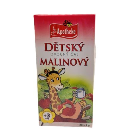 Apotheke - Gyümölcstea Gyermekeknek Málnával - Zsiráf, 20 filter