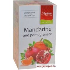 Apotheke - Mandarin és Gránátalma Tea, 20 filter