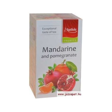 Apotheke - Mandarin és Gránátalma Tea, 20 filter