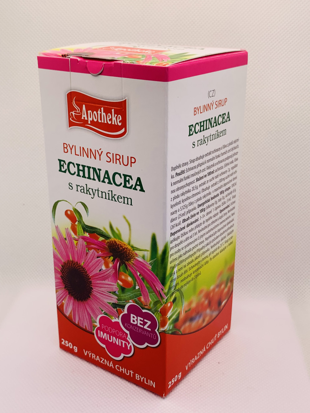 Apotheke - ImmuCare Herbal Tea Echinaceaval, Ginkgoval és Homoktövissel, 20 filter
