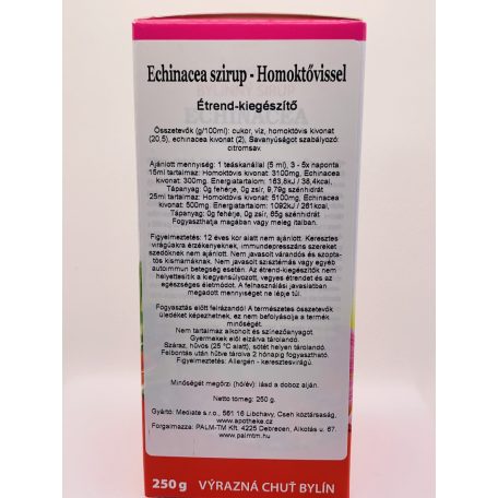Apotheke echinacea szirup homoktövissel 250g