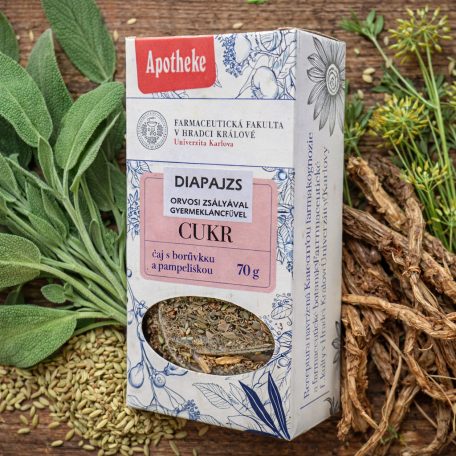 Apotheke-Diapajzs teakeverék orvosi zsályával és gyermekláncfűvel – 70 g