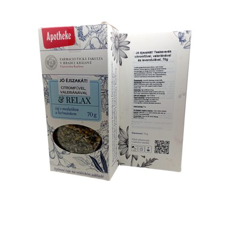 Apotheke Jó éjszakát! teakeverék citromfűvel, valeriánával és levendulával – 70 g