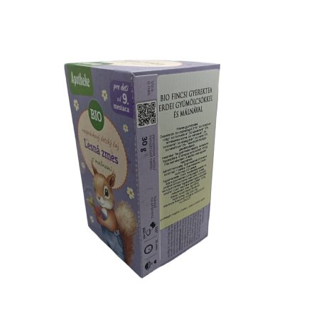BIO FINCSI GYEREKTEA ERDEI GYÜMÖLCSÖKKEL ÉS MÁLNÁVAL  20 filter, Tündérmese