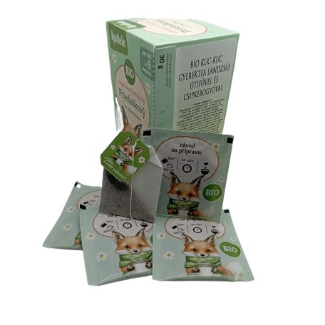 BIO KUC-KUC GYEREKTEA LÁNDZSÁS ÚTIFŰVEL ÉS CSIPKEBOGYÓVAL  20 filter, Tündérmese