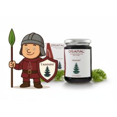   Drapal - TANNINI Erdeifenyőrügy Szirup Kakukkfűvel és Lándzsás Útifűvel 450g/340ml