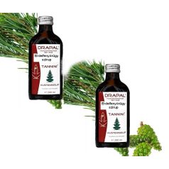  2db Drapal - TANNINI Erdeifenyőrügy Szirup Kakukkfűvel és Lándzsás Útifűvel 200ml
