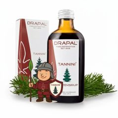   2db Drapal - TANNINI Erdeifenyőrügy Szirup Kakukkfűvel és Lándzsás Útifűvel 200ml