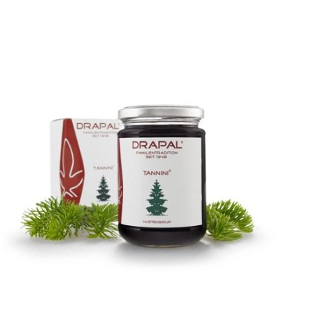 2db Drapal - TANNINI Erdeifenyőrügy Szirup Kakukkfűvel és Lándzsás Útifűvel 450g/340ml